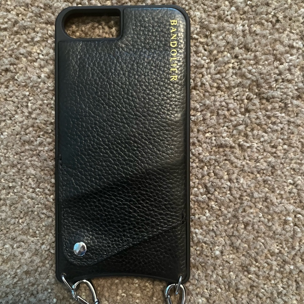 Bandolier [style the “sarah”] crossbody phone case and wallet.